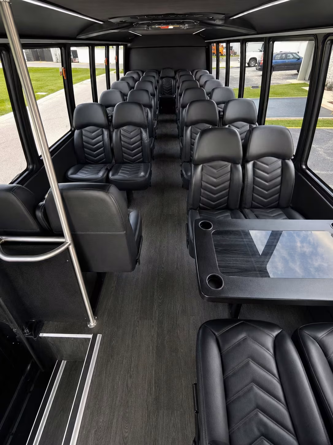 20 passenger minibus interior