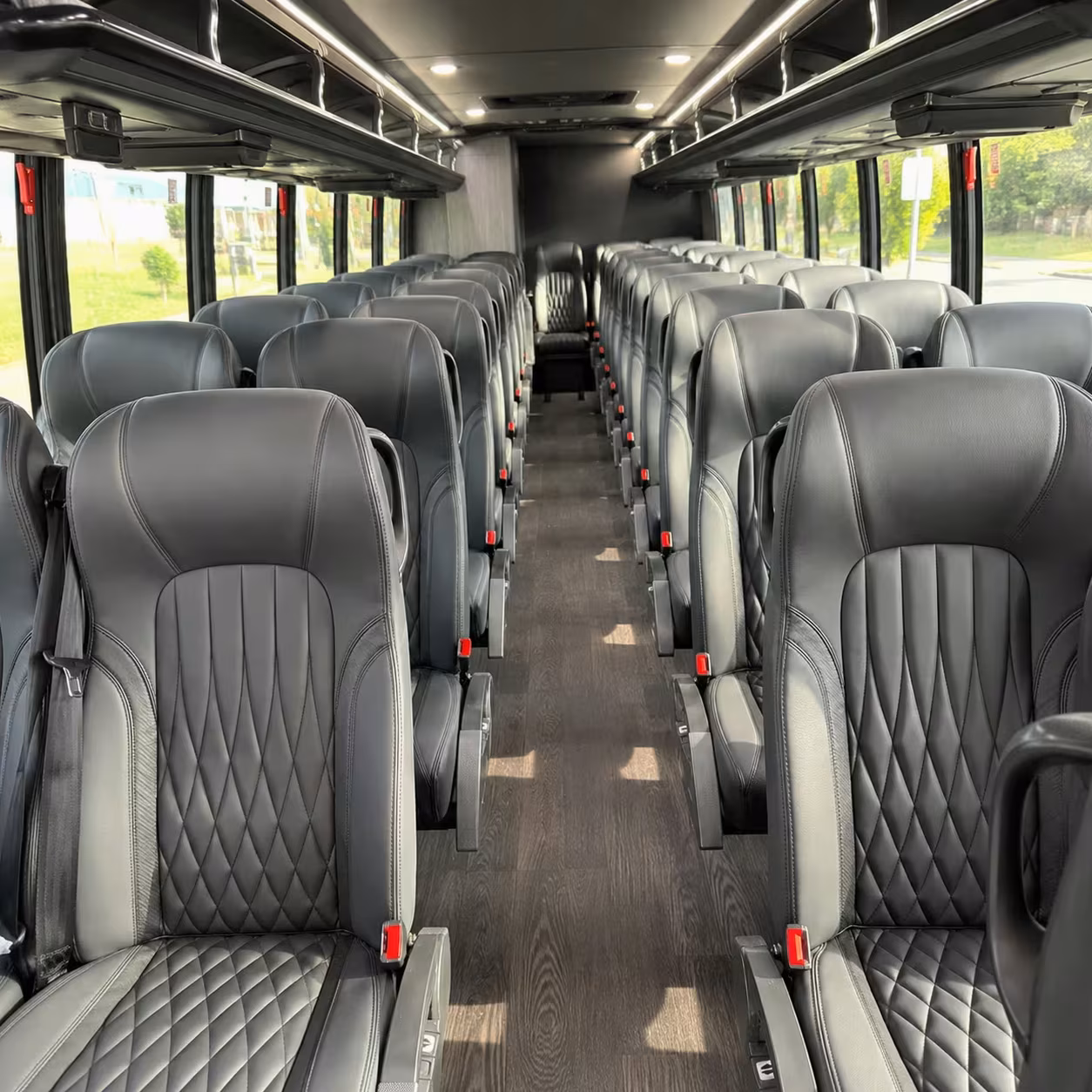 28 passenger minibus inside