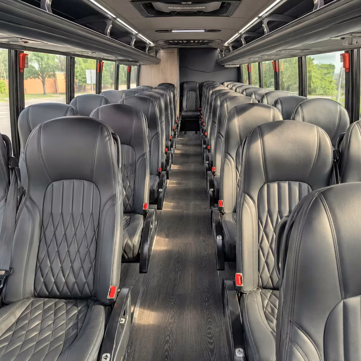 28 passenger minibus interior