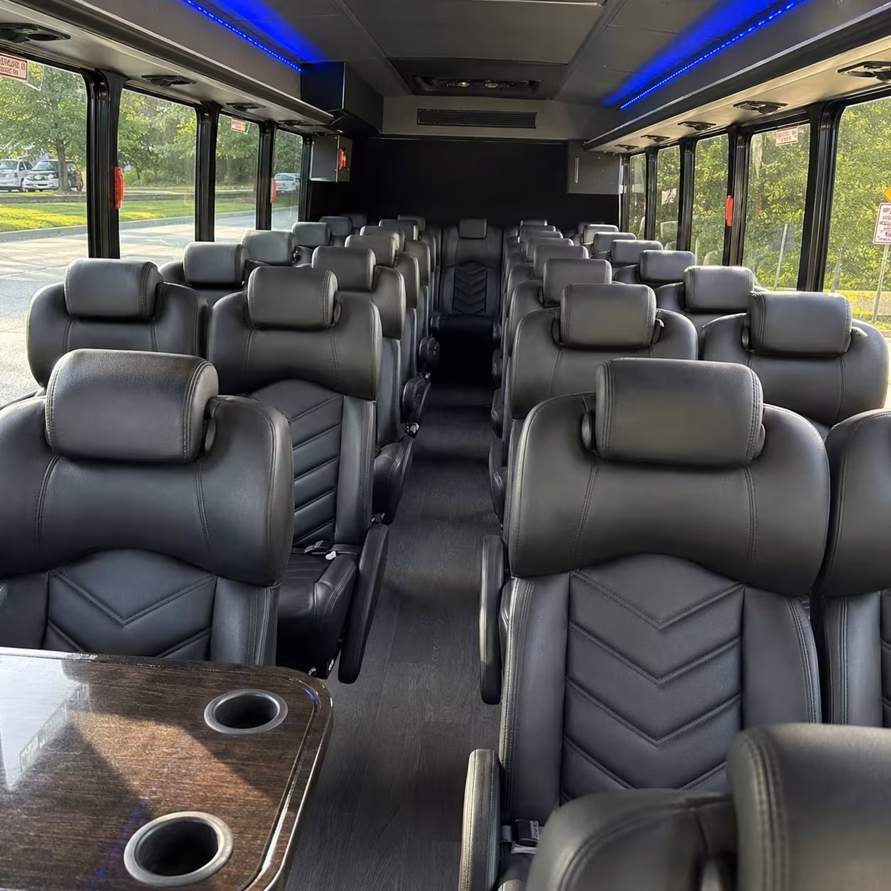 30 passenger minibus interior