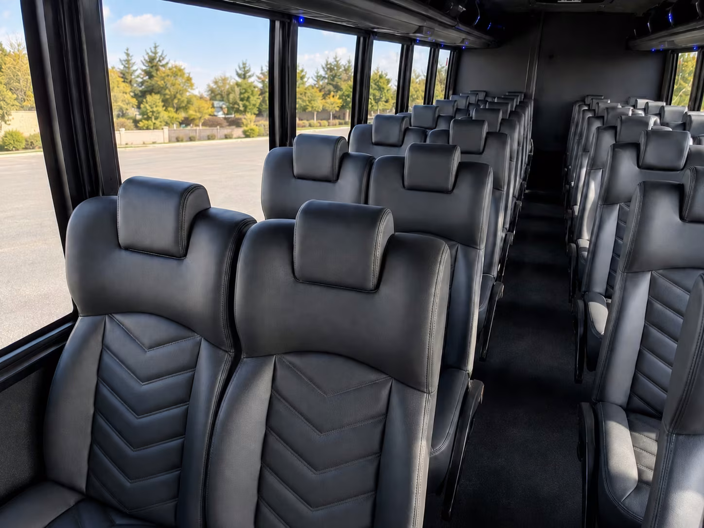 minibus rentals and charter buses sized for your topeka guest list