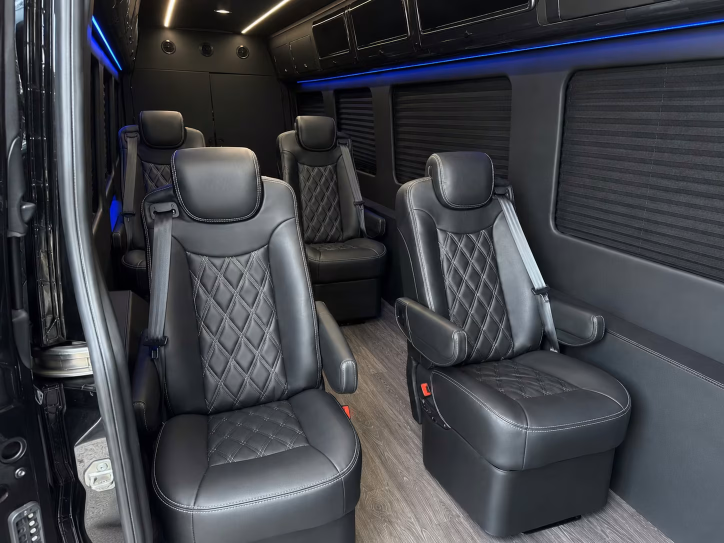 sprinter van with driver interior