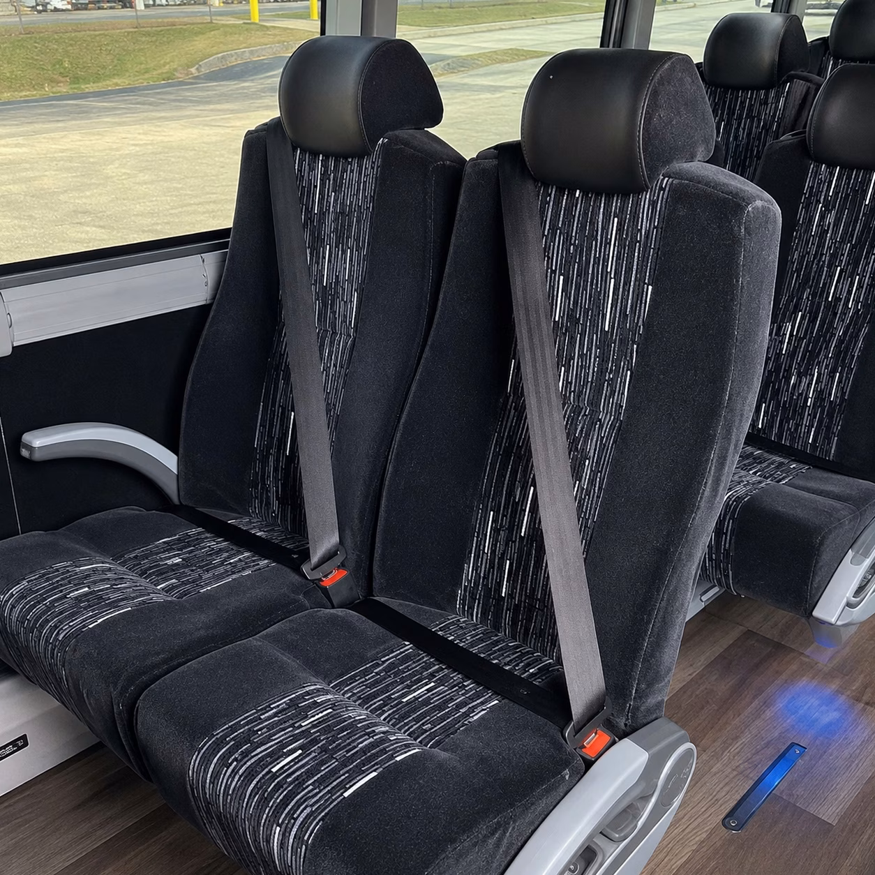 topeka charter bus interior